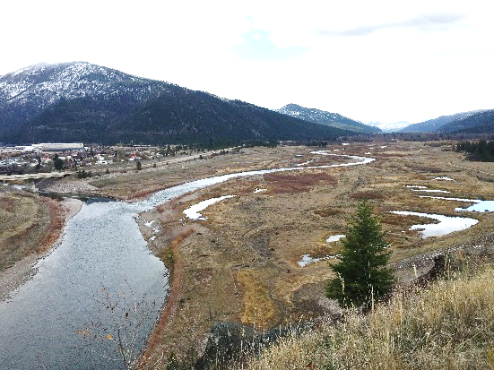 Restored Milltown Dam site at the confluence - 2015