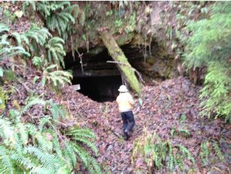 Passage leading into Black Butte Mine