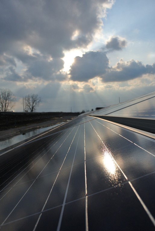 Solar farm built on the former Reilly Tar and Chemical Site