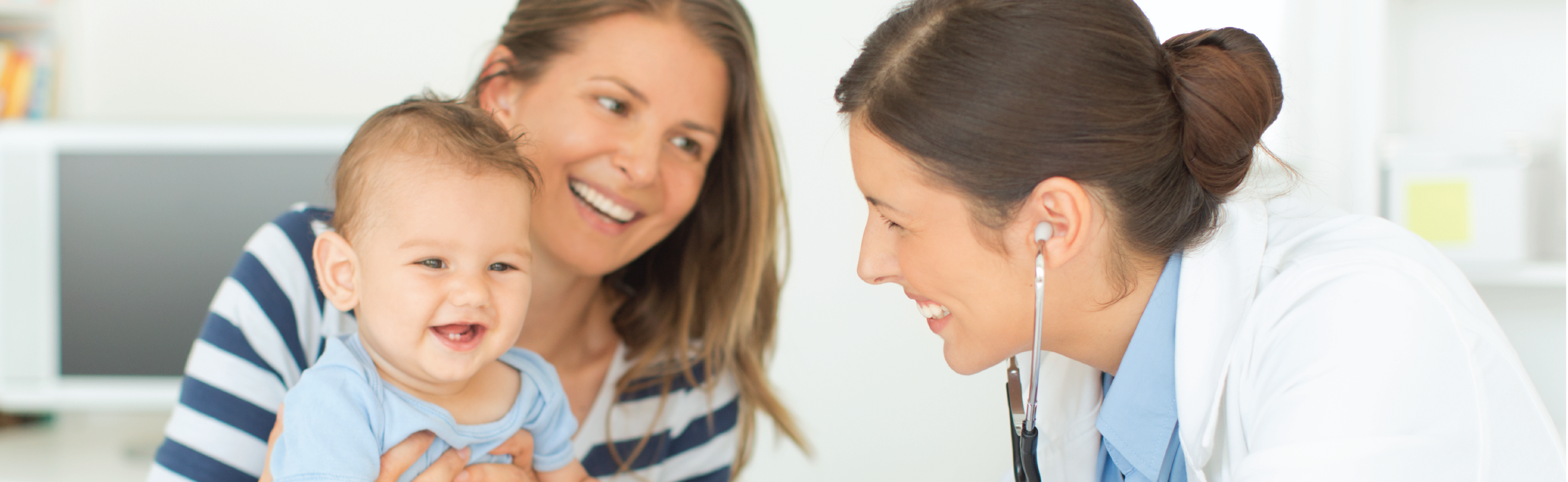 An image of a health care worker talking to an adult holding a baby and a link to https://www.epa.gov/mobile-source-pollution/research-health-effects-exposure-risk-mobile-source-pollution