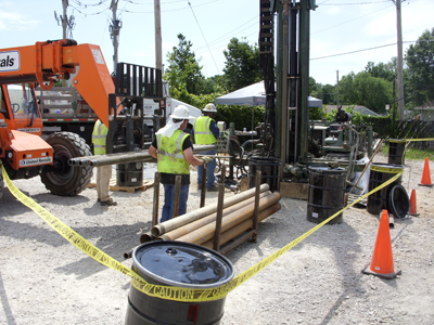 image of bedrock monitoring well