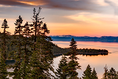 Lake and trees