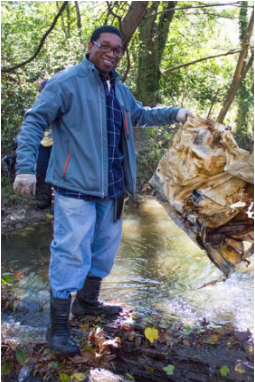 Daryl Haddock of the West Atlanta Watershed Alliance.