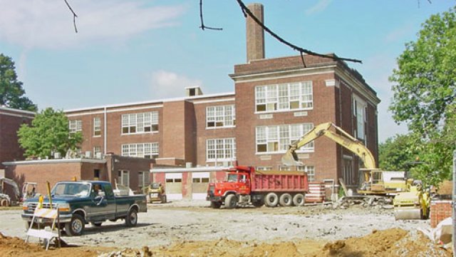 Abandoned school in East Russell neighborhood of Louisville, KY. Photo courtesy of Dr. John Gilderbloom.