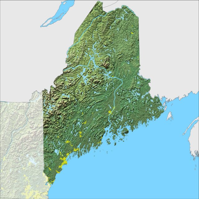 Map of Maine