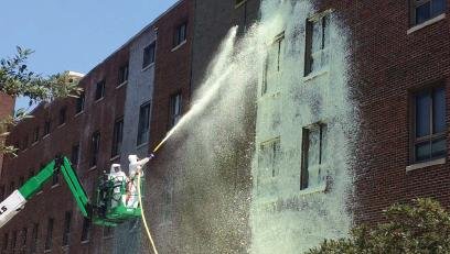 Decontamination of a Building with Radiological Contamination