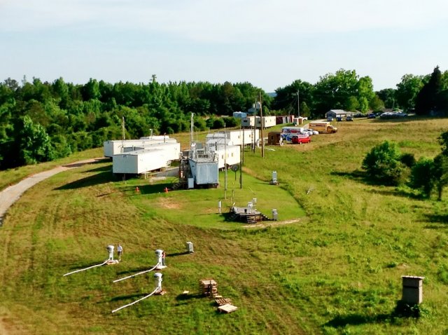 The site of the study in Brent, Alabama