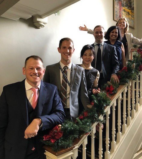 Neeharika Naik-Dhungel (pictured second from the right) and her Economic Affairs Office colleagues during an Embassy Science Fellowship in Canberra, Australia.