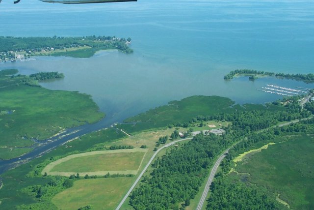 Riverine coastal wetland at Braddock Bay 