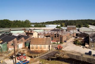 View of Gilbert &amp; Bennett Wire Mill