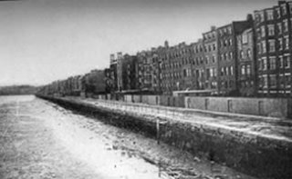 Back Bay before Boston Harbor Dam existed.