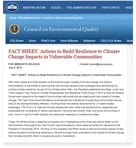 Cover of Fact Sheet Actions to Build Resilience to Climate Change Impacts in Vunerable Communities