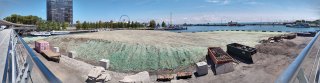 Future DuSable Park seeding project aerial view