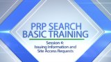 Cover page image for session 4 video training course on PRP searches