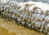 Stacked Sandbags