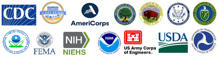 15 Agencies involved in the Urban Waters Partnership - click on image for a detailed partner list