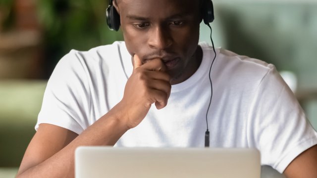 man on laptop