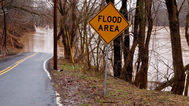 Flooding Monocacy River, Frederick County, MD