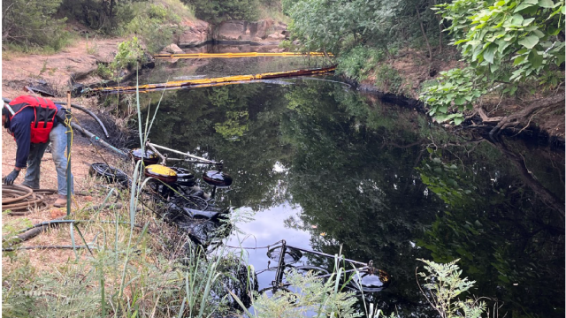 Remediation begins at Skull Creek.