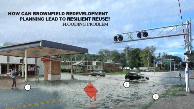 Image showing Flooding Problems on a Brownfields Site