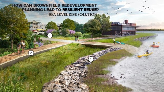 Image showing strategies for brownfields reuse for Sea Level Rise Solutions