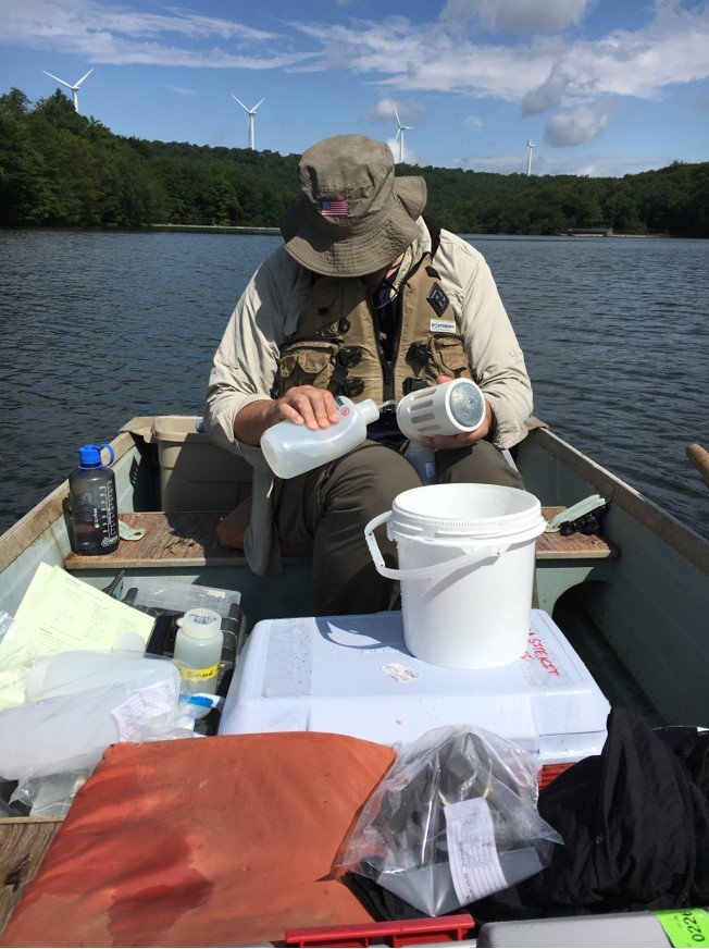 A field day starts early and ends late. Sampling equipment must be carefully cleaned and packed away at the end of each day.