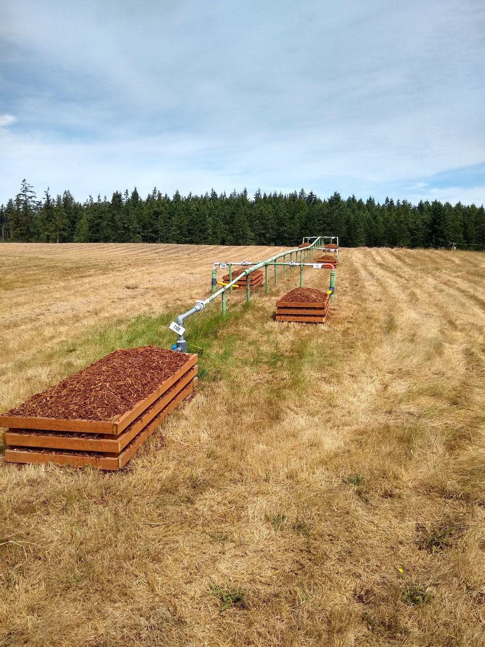 Biofilters at Jefferson County Landfill, Washington.