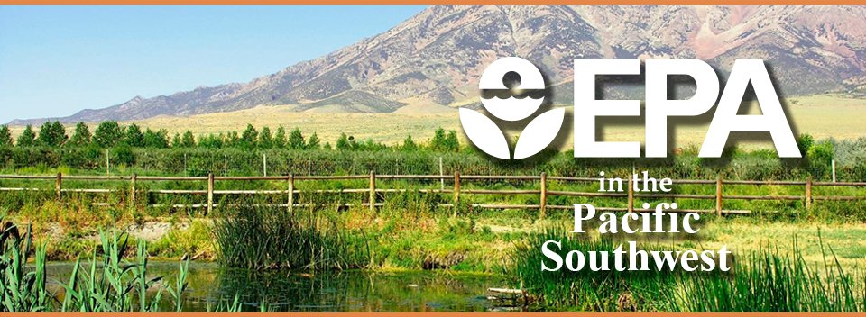 Newsletter Banner: Donner Springs; Small lake with mountains