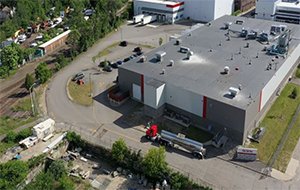 Aerial view of newly redeveloped 25 Southgate Street Facility. (Photo credit: Chacharone Properties)