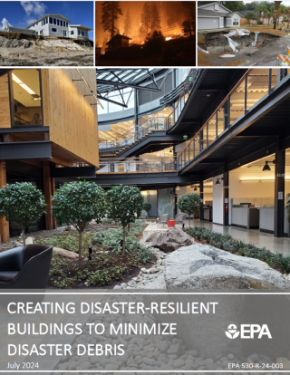 Cover page for "Creating Disaster-Resilient Buildings to Minimize Disaster Debris