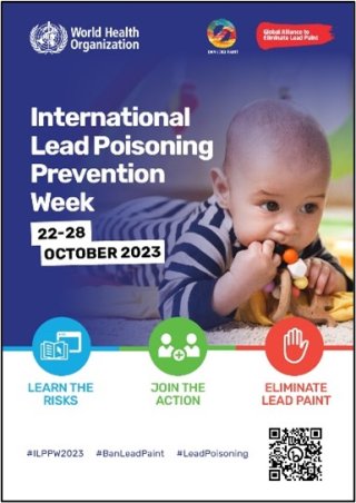 International Lead Poisoning Prevention Week October 22 - 28, 2023