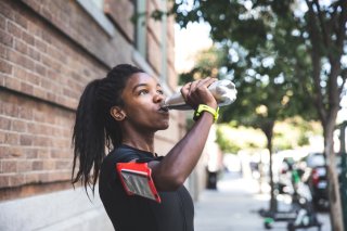 Woman Drinking Water