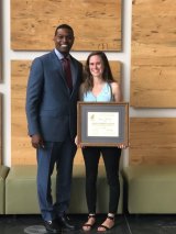 Hartley received her North Carolina Environmental Education certificate in 2018 from Michael Regan, current EPA Administrator, and former North Carolina Department of Environmental Quality Secretary.