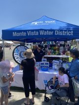 The District encouraging residents to take the I’m for Water Pledge.